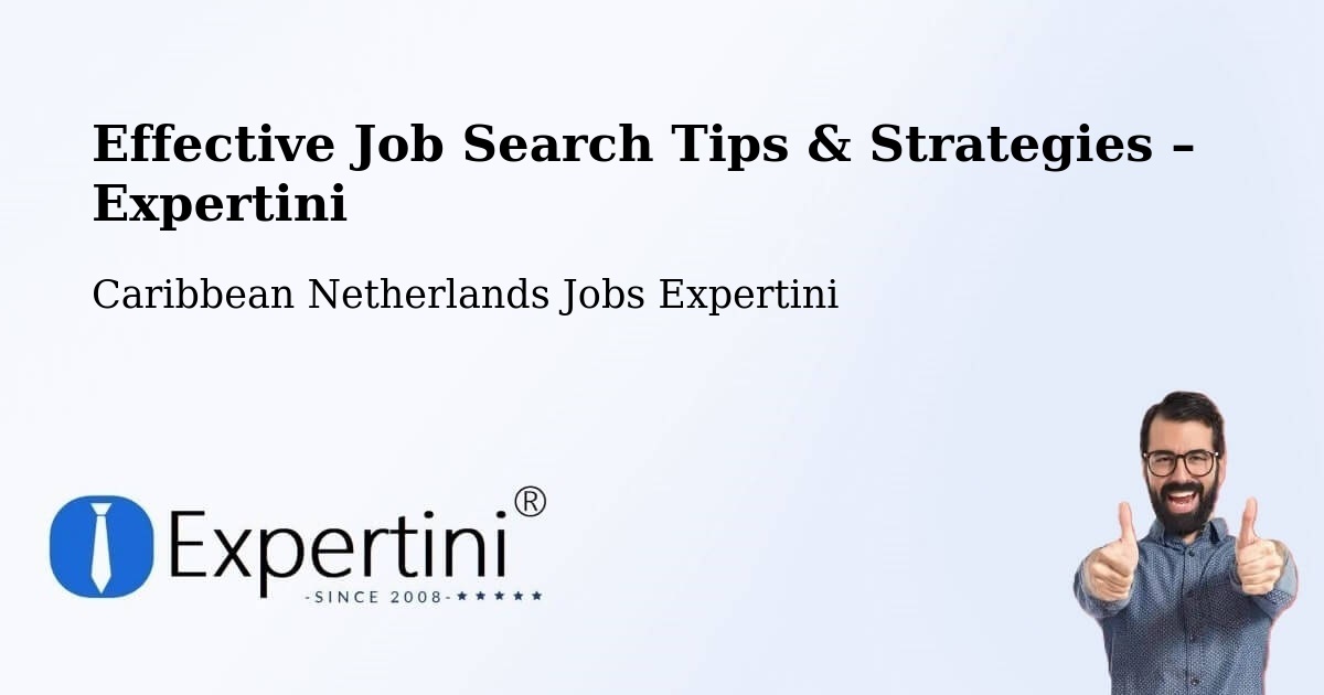 Job Search Tips & Strategies for Job Seekers – The Bottom - The Bottom, Caribbean Netherlands Jobs Expertini